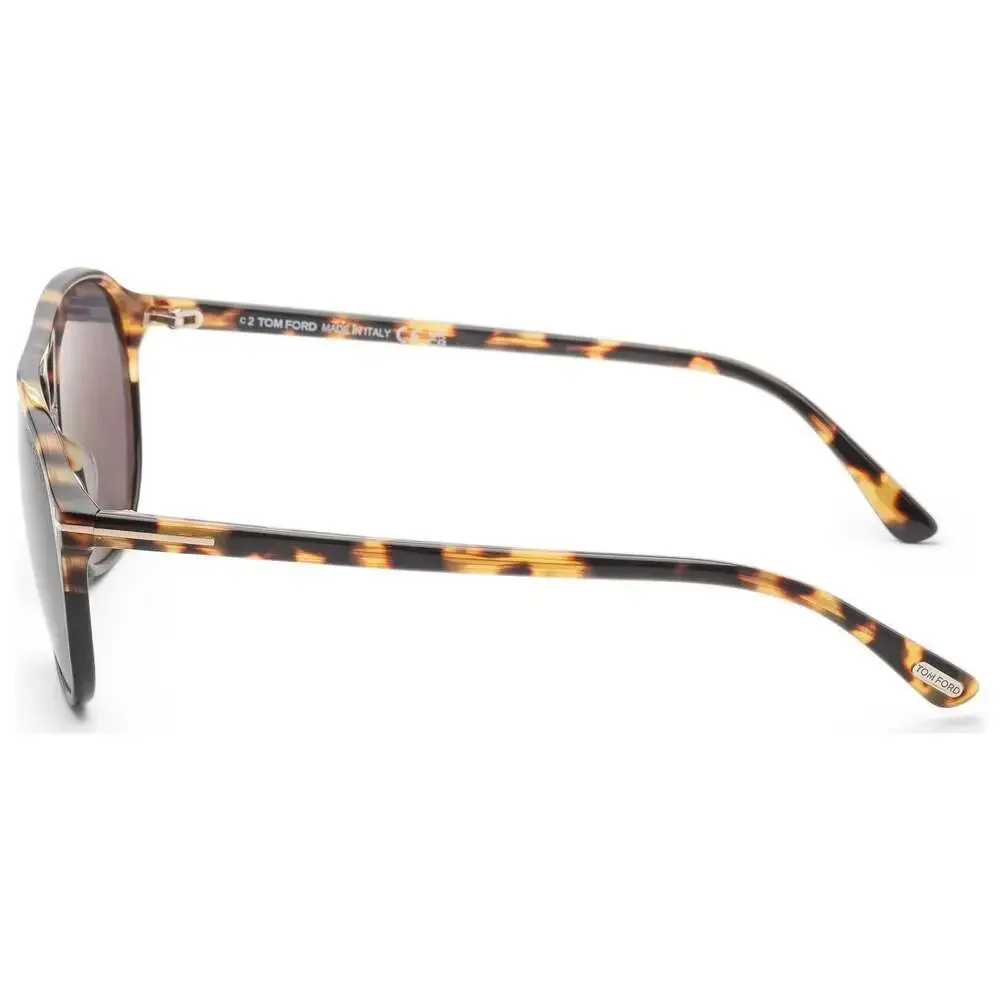 NWT Tom Ford FT1026 Black Rectangle 61mm Sunglasses